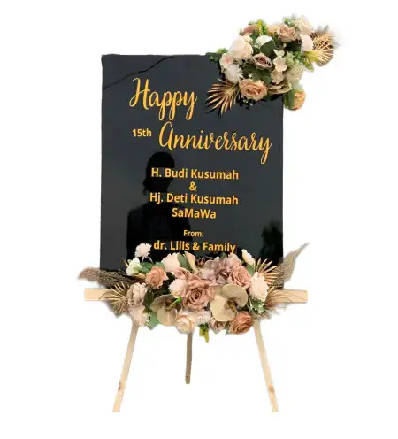 Papan Bunga Akrilik Kragilan